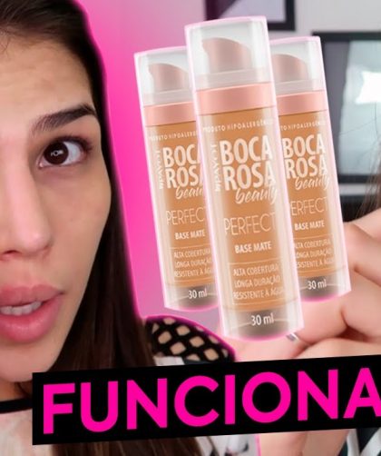 BASE BOCA ROSA, FUNCIONA? Testando os produtos!