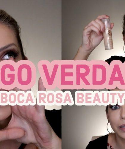 TESTEI A  BASE  BOCA ROSA BEAUTY