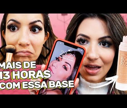 TESTEI A BASE DA BOCA ROSA! COM TESTE DE ÁGUA E TUDO | Camila Lima