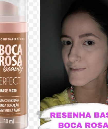 RESENHA BASE BOCA ROSA BEAUTY | TESTANDO MAKES