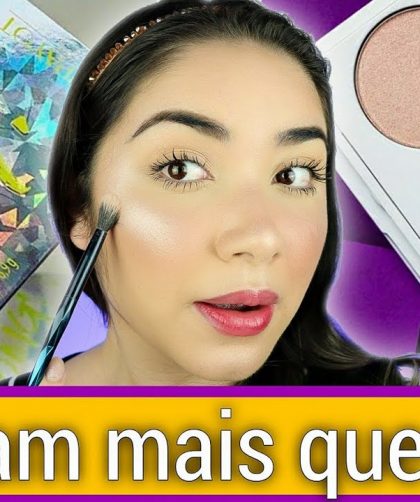 TESTANDO paleta de ILUMINADORES #OMG BOCA ROSA BEAUTY | Elaynepadilha Makeup