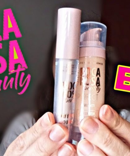 Testando BASE e CORRETIVO – Boca Rosa Beauty- Pele Mista com Poros