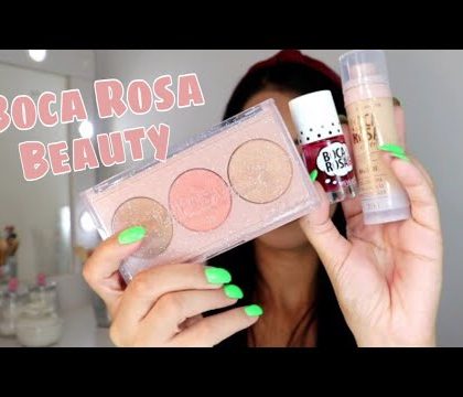 TESTANDO PRODUTOS BOCA ROSA BEAUTY