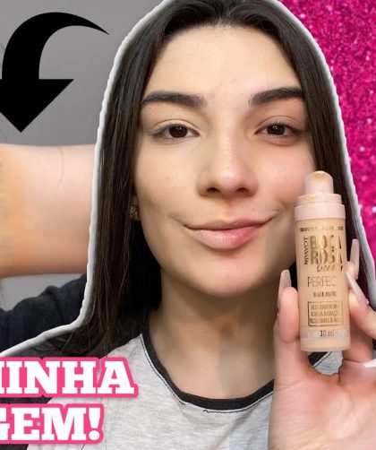 *TESTEI* a base da *BOCA ROSA BEAUTY* TESTE da ÁGUA e da TRANSFERÊNCIA!!!