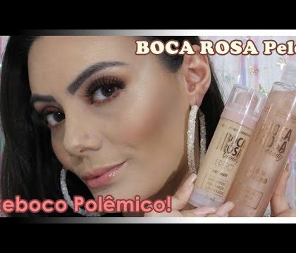 TESTEI A BASE BOCA ROSA (COR 2 ANA) E A BRUMA ROSE GOLD!