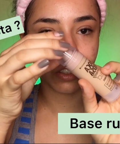 Testando base boca rosa beauty #base #make #bocarosabase