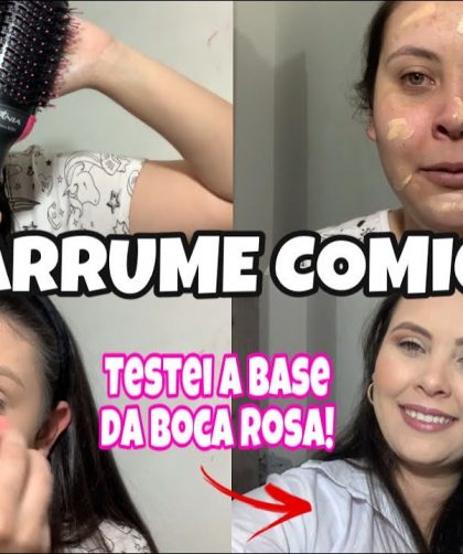 SE ARRUME COMIGO:TESTANDO A BASE BOCA ROSA BEAUTY BY PAYOT/ESTOU CHOCADA😱/DANIELY GONÇALVES