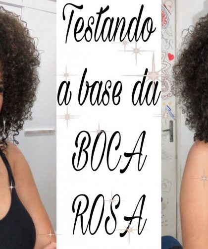 Testando a base da BOCA ROSA por @celena.sthefane