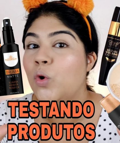 TESTANDO PRODUTOS | BASE ESSENCE, PÓ BOCA ROSA, BLUSH PAYOT..