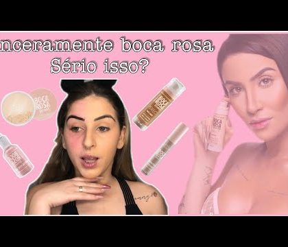 LINHA DE PELE BOCA ROSA BEAUTY – Testando Lançamentos