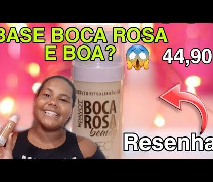 BASE DA BOCA ROSA RESENHA COMPLETA *teste de transferência é teste de água😱*