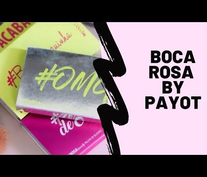 Testando maquiagens da Boca Rosa by Payot