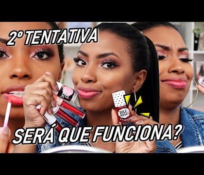 TESTANDO LIP TINTS EM PELE NEGRA #2 Camila Nunes