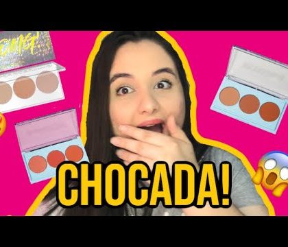 TESTANDO AS PALETAS DE PELE DA BOCA ROSA (CONTORNO, BLUSH E ILUMINADOR) ♥ | Natielle Carneiro