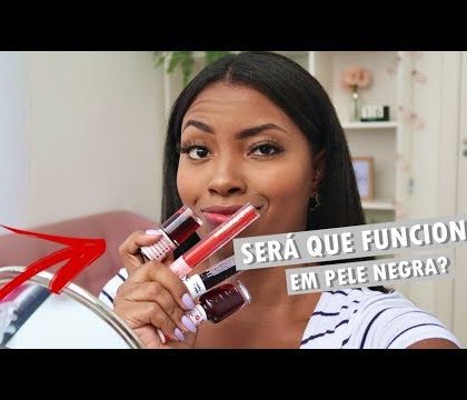 TESTANDO LIP TINTS EM PELE NEGRA Camila Nunes