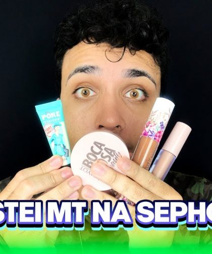 VIDEO MAQUIAGEM SIMPLES SEM NOME TESTANDO BOCA ROSA BEAUTY, BRUNA TAVARES E BENEFIT