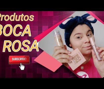 TESTANDO produtos da BOCA ROSA – EAI MANAX