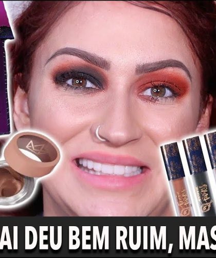 FIZ UMA MAKE HARD TESTANDO PRODUTOS DE BLOGUEIRAS PELA 1 VEZ!