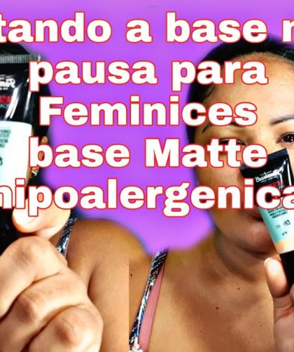 Testando a Base pausa para Feminices /#brunatavares