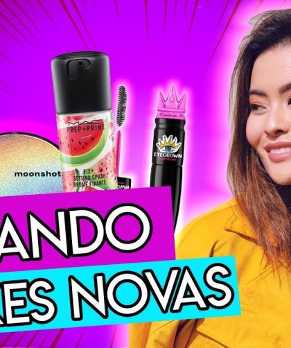 TESTANDO NOVIDADES 🤣🎉✨ MAC✨ MAKES COREANAS ✨ TOO FACED ♥️🎊