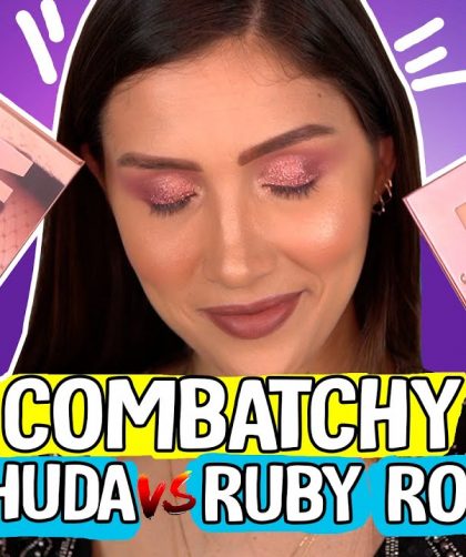 TESTANDO a PALETA MAIS ESPERADA dos ÚLTIMOS TEMPOS | BATALHA RUBY ROSE vs HUDA