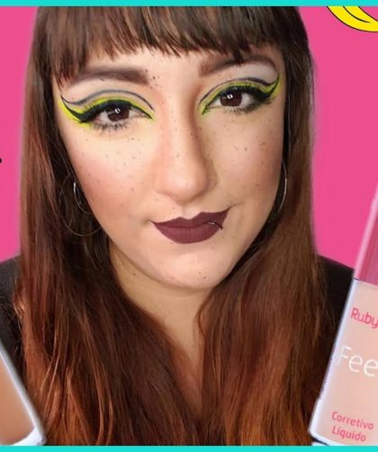 BANANA MAKEUP | Testando CORRETIVOS FEELS da Ruby Rose🍌