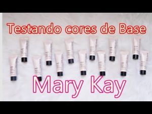 Testando cores de base Mary Kay Beige 5 a Beige 8 - Maquiagem para Noite