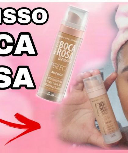 QUE ISSO BOCA ROSA!!! (testando a base da boca rosa)