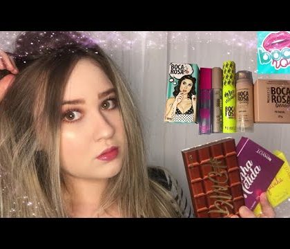 TESTANDO PRODUTOS DA BOCA ROSA BEAUTY