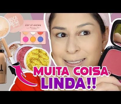 muitos *PRODUTOS de BLOGUEIRAS* – TESTANDO NOVIDADES