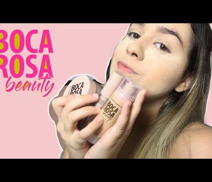 TESTANDO A NOVA LINHA DA BOCA ROSA