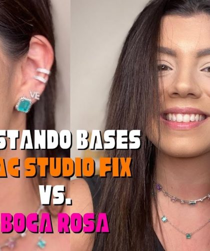 TESTANDO *minhas bases prediletas* – BASE MAC STUDIO FIX VS. BASE BOCA ROSA