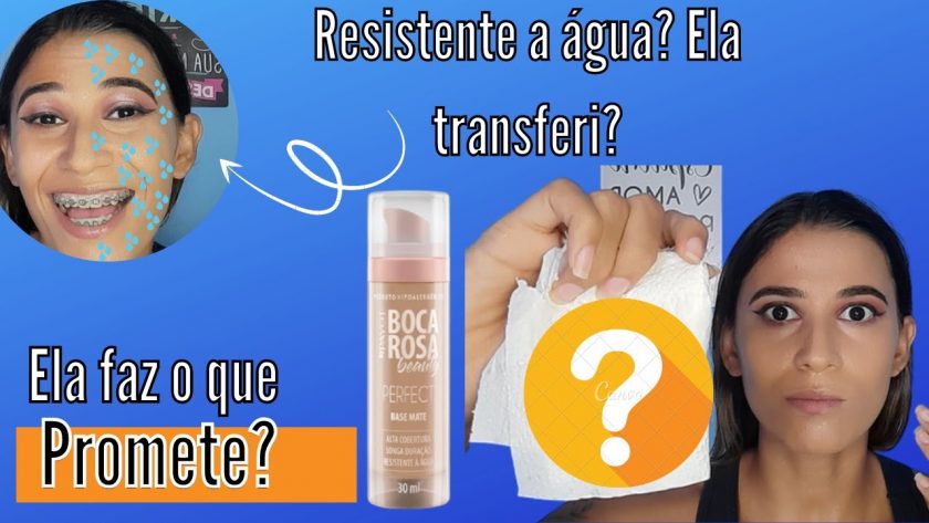 TESTEI- RESENHA BASE DA BOCA ROSA | Teste de água e transferência