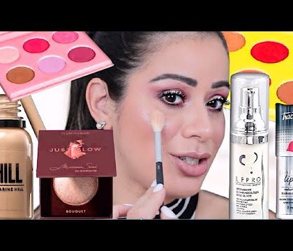 testando makes | base chill , paletas vizzela , Just glow, LFpro, Tracta …