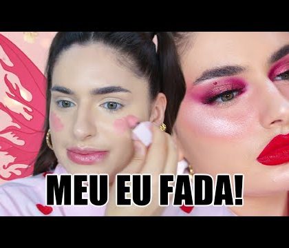 MINHA MAKE se eu FOSSE  WINX – com produtos fofos