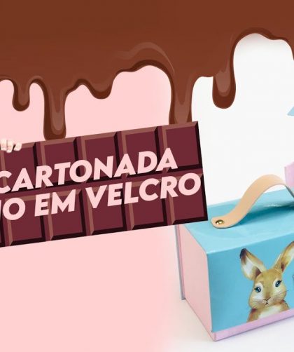 Como fazer MALETA CARTONADA com fecho em velcro.