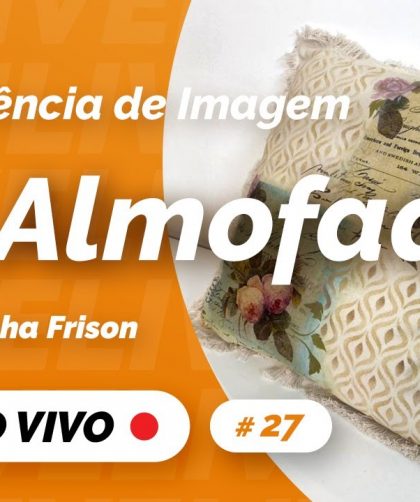 LIVE #27 – Transferência de IMAGEM em ALMOFADA! | Carminha Frison