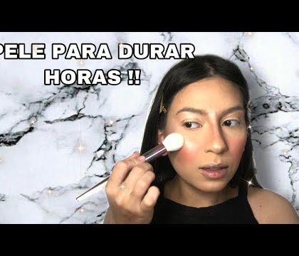 TUTORIAL PELE PROFISSIONAL E OLHOS GLAM + TESTANDO PINCEIS