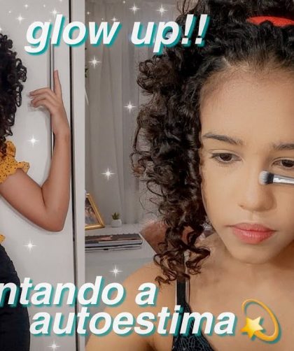 Arrume-se comigo para aumentar a AUTOESTIMA na transição capilar!! (make, cabelo e look)