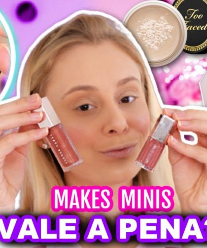 TESTANDO MAQUIAGENS MINIATURAS *o que vale a pena?*