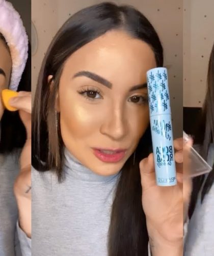 Bianca Andrade mostra novo produto repaginado de Boca Rosa Beauty durante tutorial de make