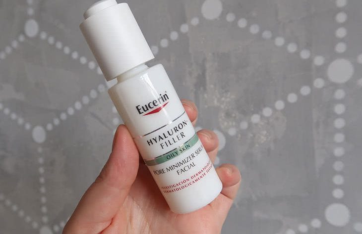 Hyaluron-filler Pore Minimizer Serum Eucerin testado na pele oleosa