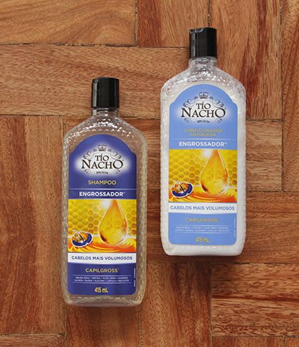 Salvação pro cabelo fino? Shampoo e Condicionador Engrossador Tío Nacho