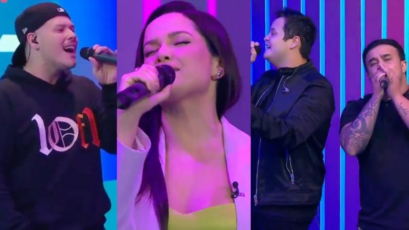 Amei! Juliette, Ferrugem e Matheus & Kauan entregam performance PERFEITA da música “Fica”, ao vivo na TV; assista!