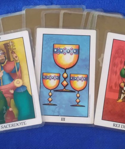 Sacerdote, Três de Copas e Rei de Paus