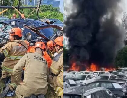 Helicópteros que colidiram no RJ tinham planos de voo coincidentes e um estava fora do radar Helicópteros que colidiram no RJ tinham planos de voo coincidentes e um estava fora do radar
