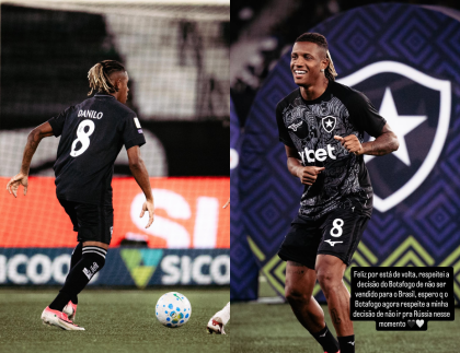 Danilo faz cobrança ao Botafogo após clube negar venda ao Palmeiras Danilo faz cobrança ao Botafogo após clube negar venda ao Palmeiras