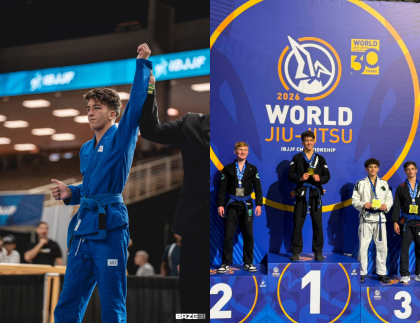 Multicampeão, jovem estrela do Jiu Jitsu brasileiro se divide entre lutas e aulas para crianças