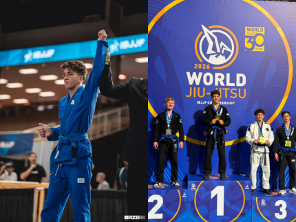 Multicampeão, jovem estrela do Jiu Jitsu brasileiro se divide entre lutas e aulas para crianças