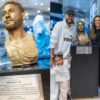 Neymar ganha busto em museu do Santos e celebra: “Pego de surpresa”